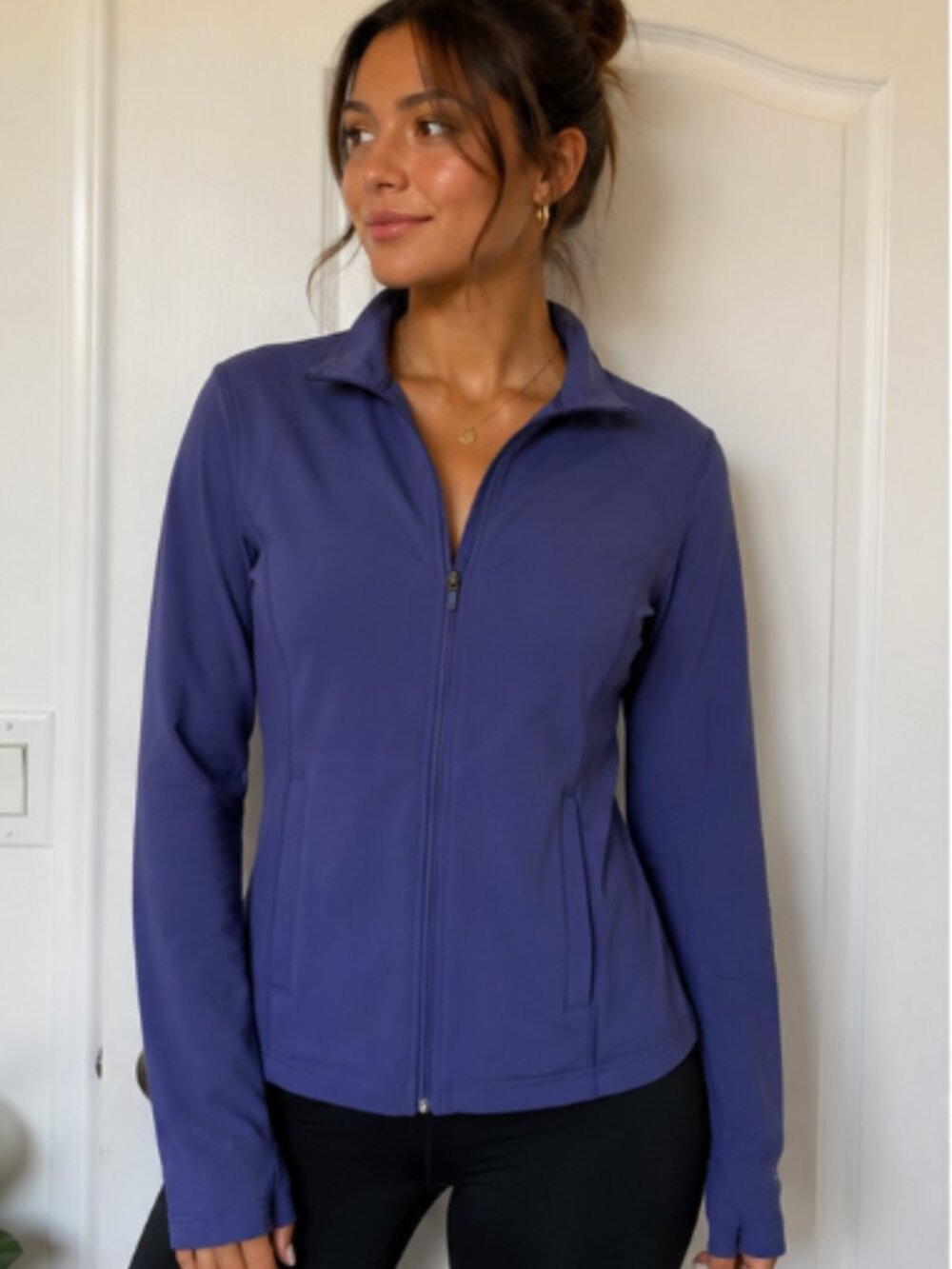 FWD Purple Full Zip Athletic Jacket Size Medium NWT